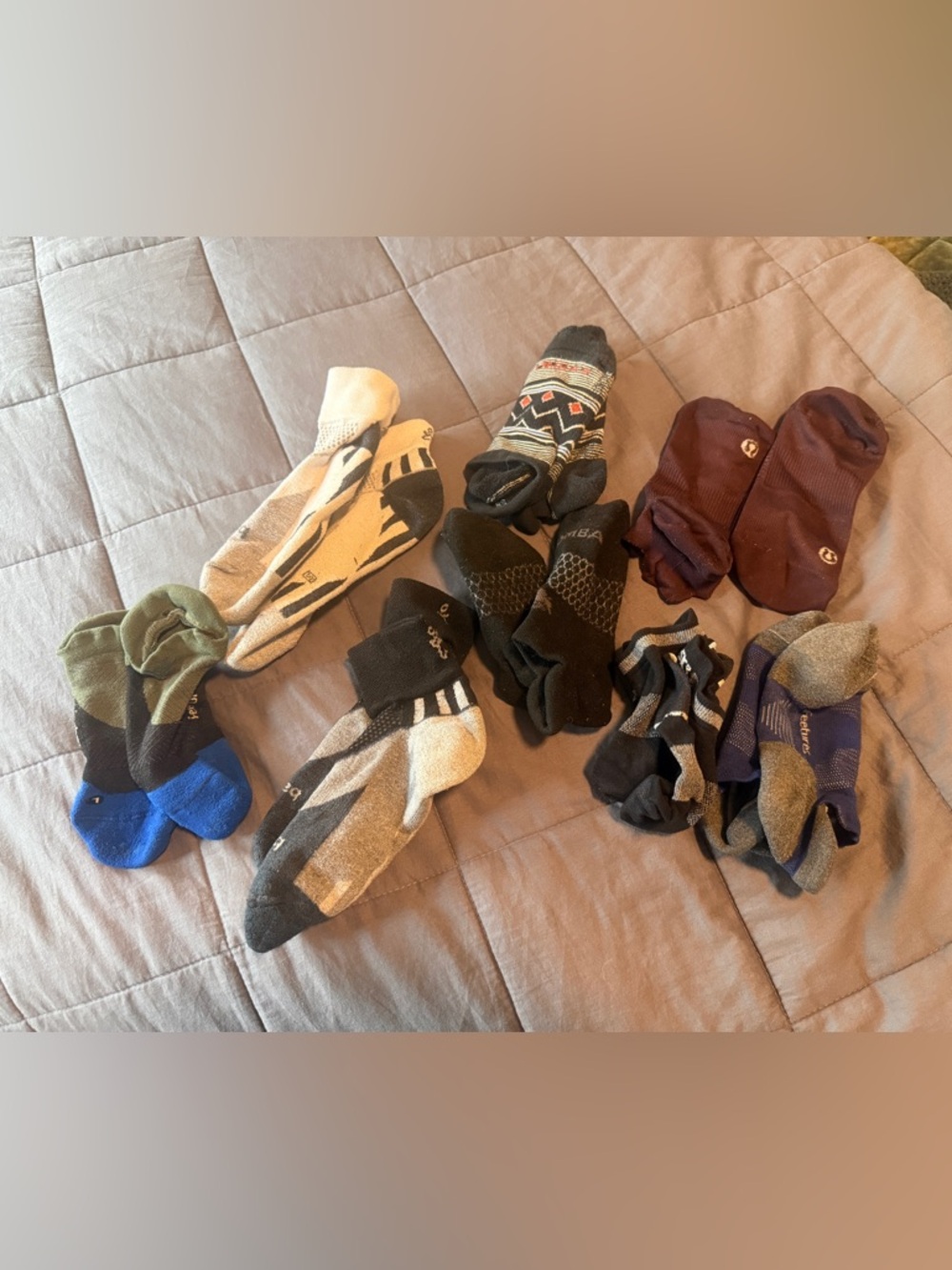 Mixed Athletic Socks Bundle - Multicolor